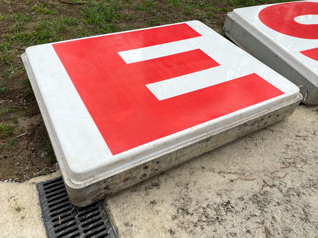 Enseigne ESSO année 80