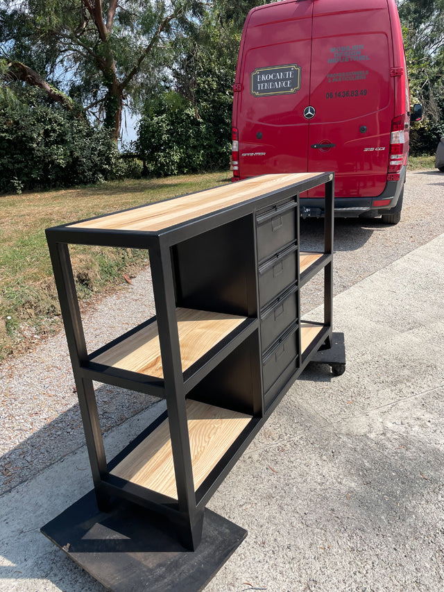 Etagère industrielle 4 clapets ATAL