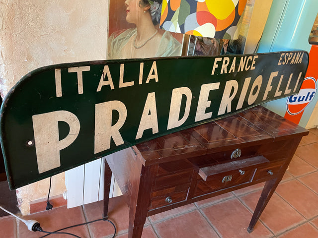 Grande tôle peinte " Transporteur"