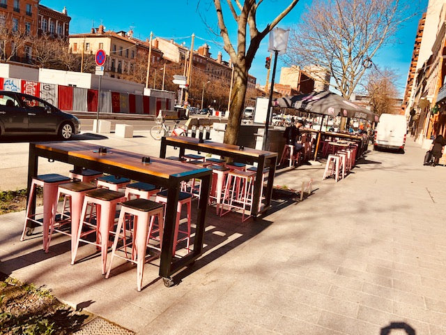 Mobilier de terrasse thermolaqué PRIX de base: 1450€ réf 3336