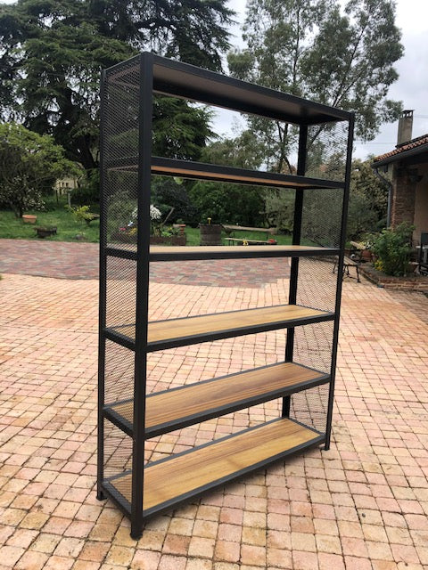 Etagère bibliothèque industrielle PRIX de base :780€ réf 2585