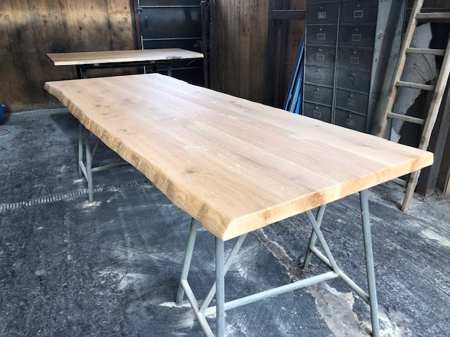 Table design industriel chêne 60 PRIX de base : 3600€ réf 3593