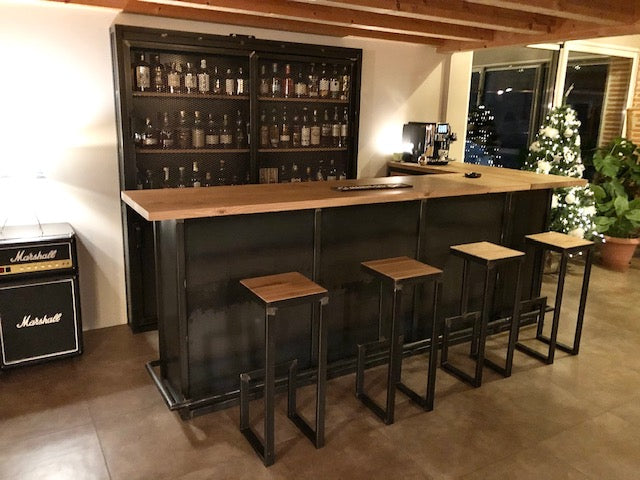 Comptoir de bar industriel simple plateau Réf : 3594 PRIX sur Devis