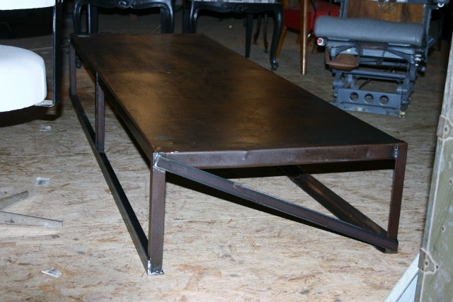 Table basse ou meuble TV industriel