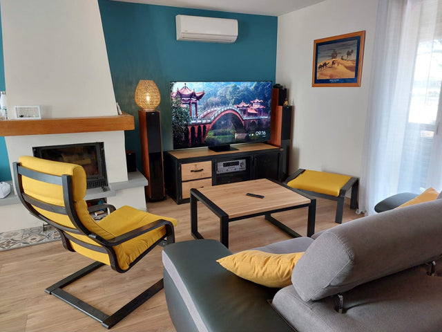 Meuble Tv industriel 3 portes PRIX de base: 990€ réf 4017