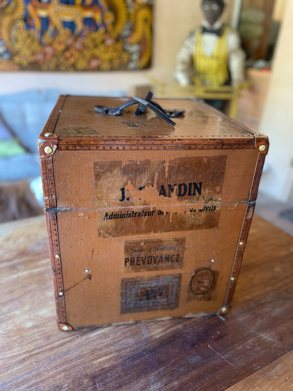 Malle à chapeau Delion 1919. réf 4025