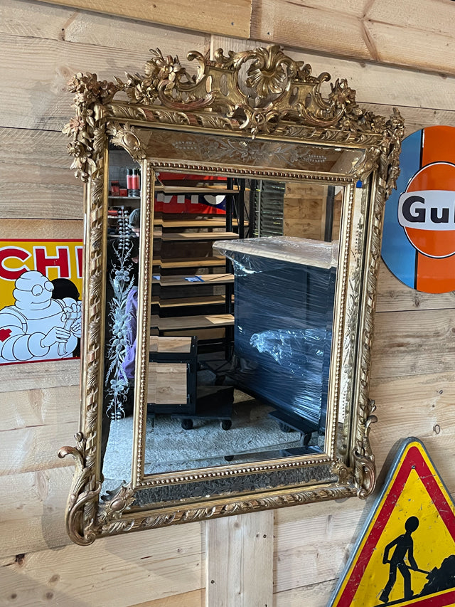 Miroir pareclose style Napoléon 3