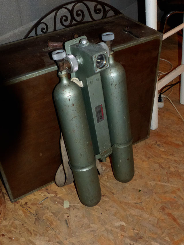 Bouteille plongè militaire 1950