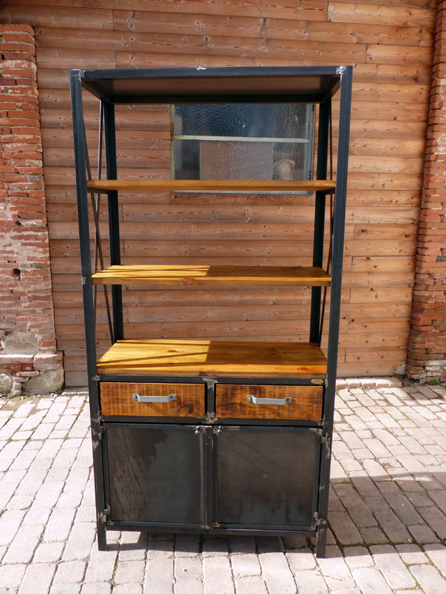 Etagère bibliothèque 2 tiroirs et 2 portes PRIX de base 990€réf 2739