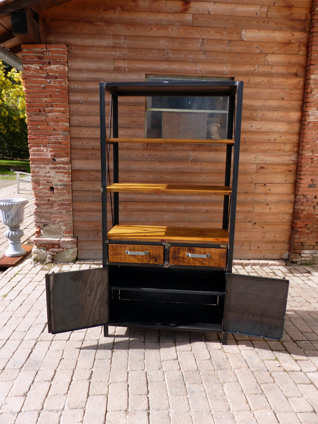 Etagère bibliothèque 2 tiroirs et 2 portes PRIX de base 990€réf 2739