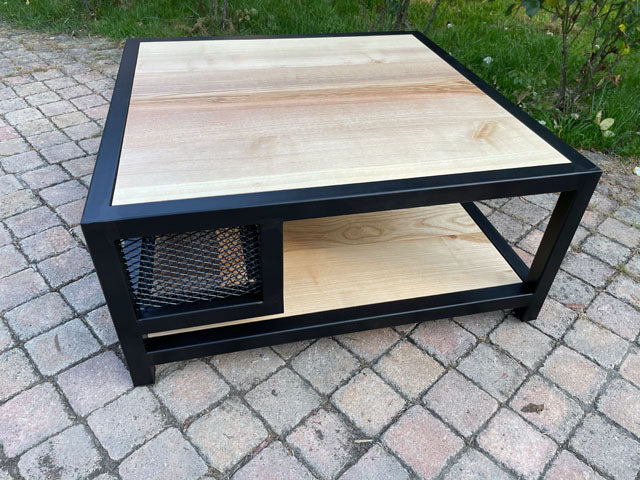 Table de salon double plateau PRIX de base: 850€ réf 3707