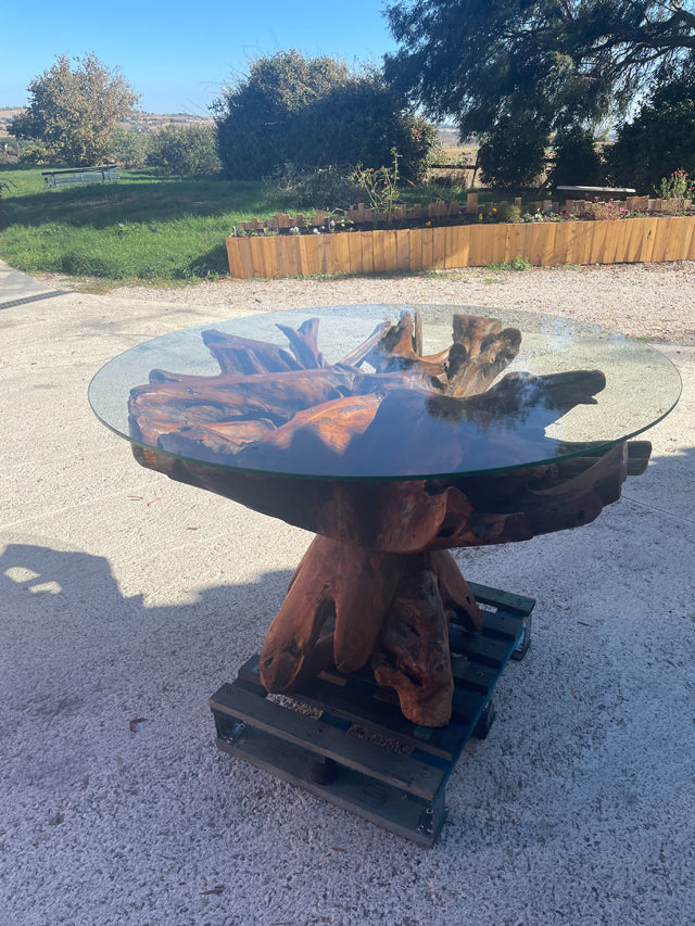 Table piètement racine