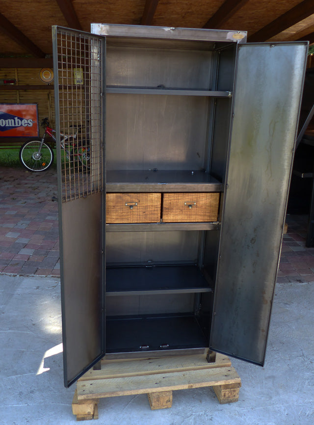 Armoire métal 2 portes 2 tiroirs Réf 3033 Prix de base : 990,00