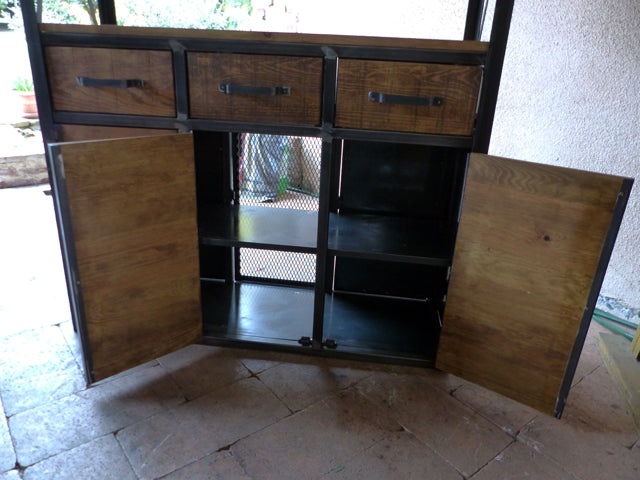 Bibliothèque industriel double face PRIX de base: 1000€ réf 3131