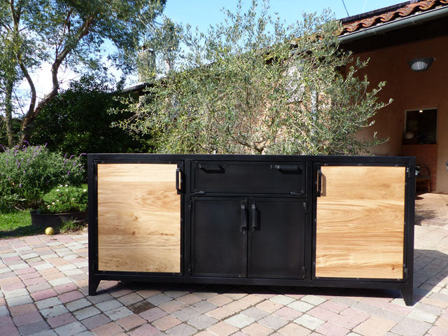 Buffet industriel 4 portes 1 clapet PRIX de base: 1300€ réf 3465