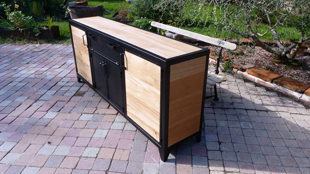 Buffet industriel 4 portes 1 clapet PRIX de base: 1300€ réf 3465