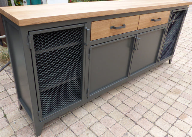 Buffet industriel thermolaquè PRIX de base: 1900€ réf 3427