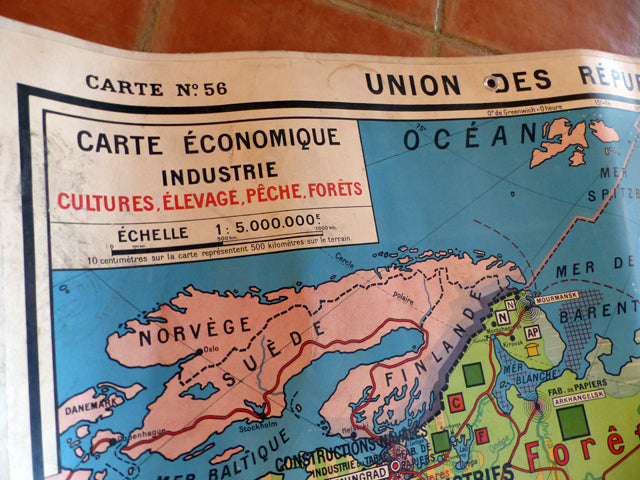 Carte d'école année 1970 /80