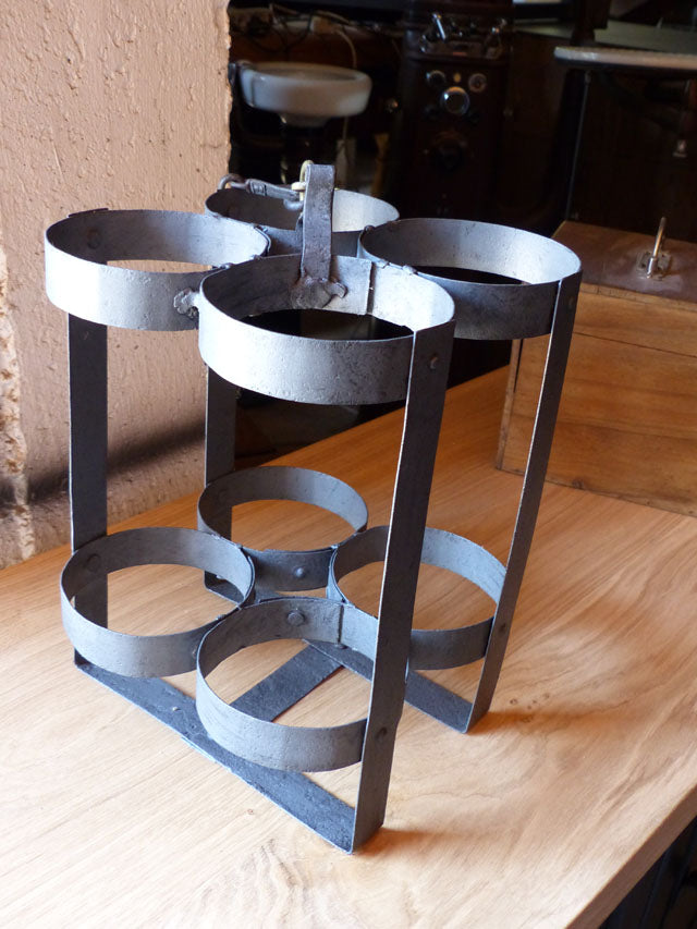 Cassier bouteilles métal