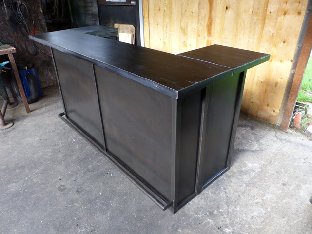 Comptoir industriel mètal en U PRIX de base: 2500€ réf 3278