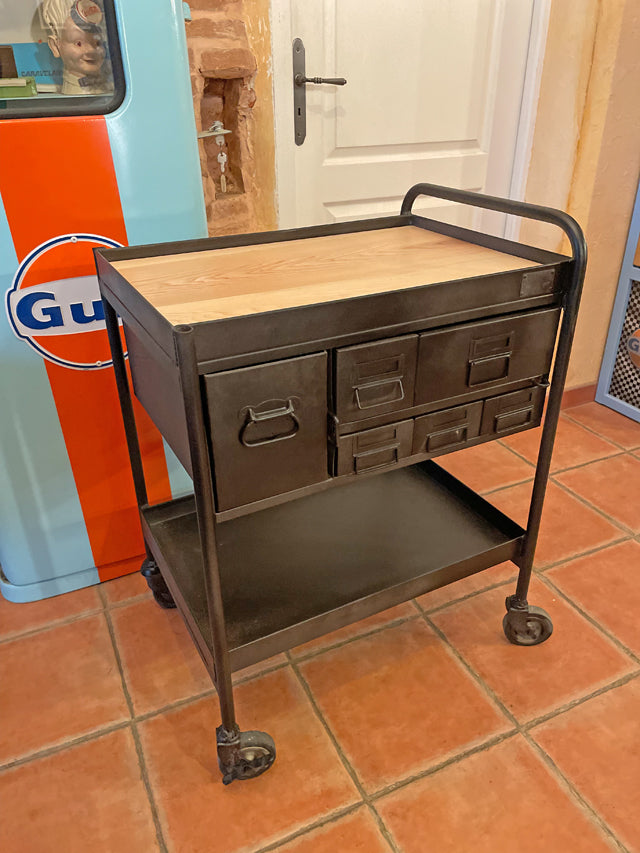 Desserte d'atelier 6 tiroirs