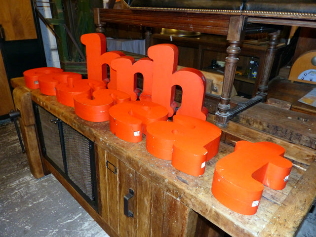 Objet déco lettre d'enseigne