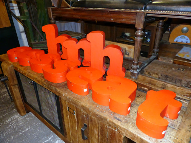 Objet déco lettre d'enseigne