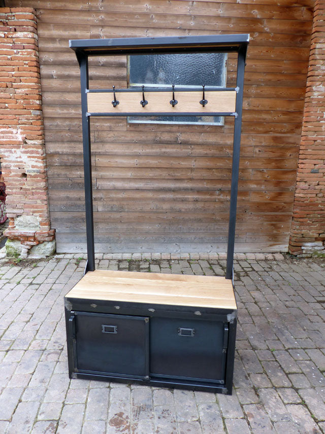 Vestiaire industriel portes coulissantes PRIX de base: 1200€ réf 3474