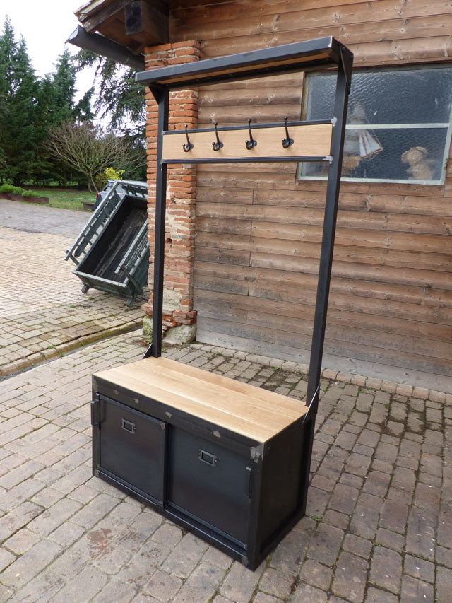 Vestiaire industriel portes coulissantes PRIX de base: 1200€ réf 3474