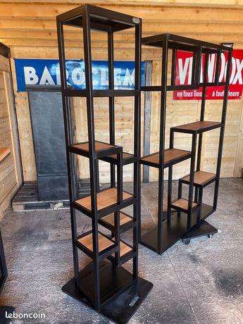 Etagère design industriel déstructurée prix de base 950€ réf 3902