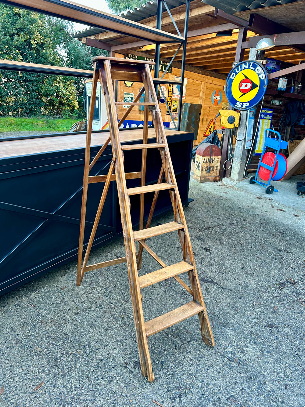 Echelle de peintre vintage 6 Marches  Réf 4358