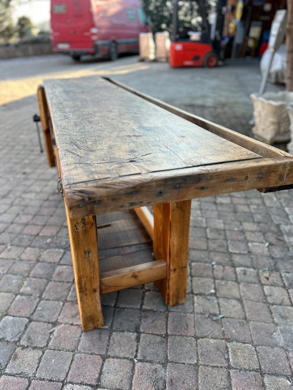 Ancien Etabli de menuiserie 1900  Réf 4382