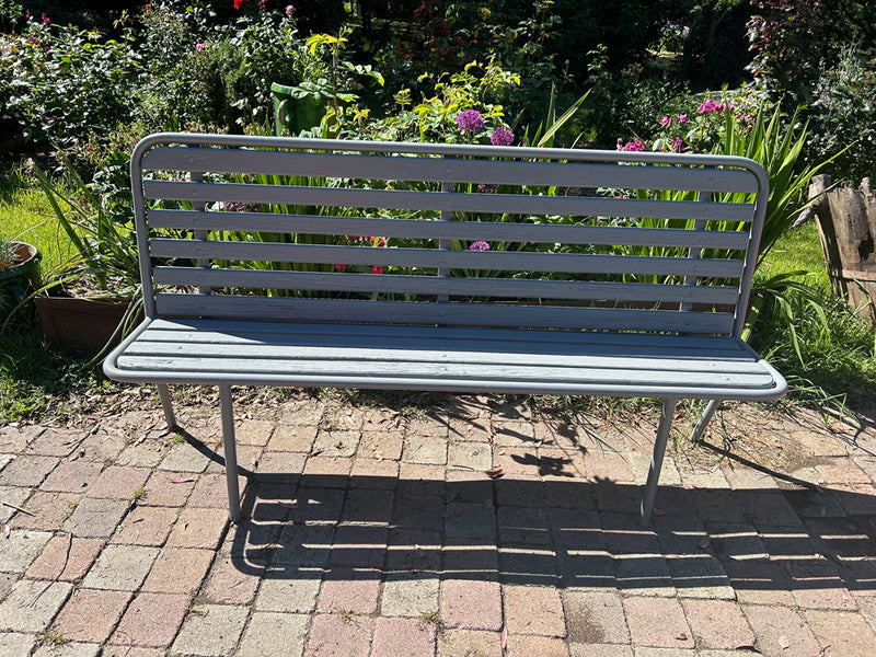 Ancien banc d'école 1950 Réf 4258