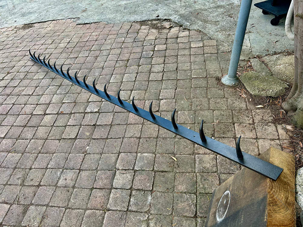 Ancien crochet de Boucher 17 dents de loup Réf 4471