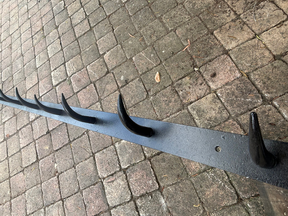 Ancien crochet de Boucher 17 dents de loup Réf 4471