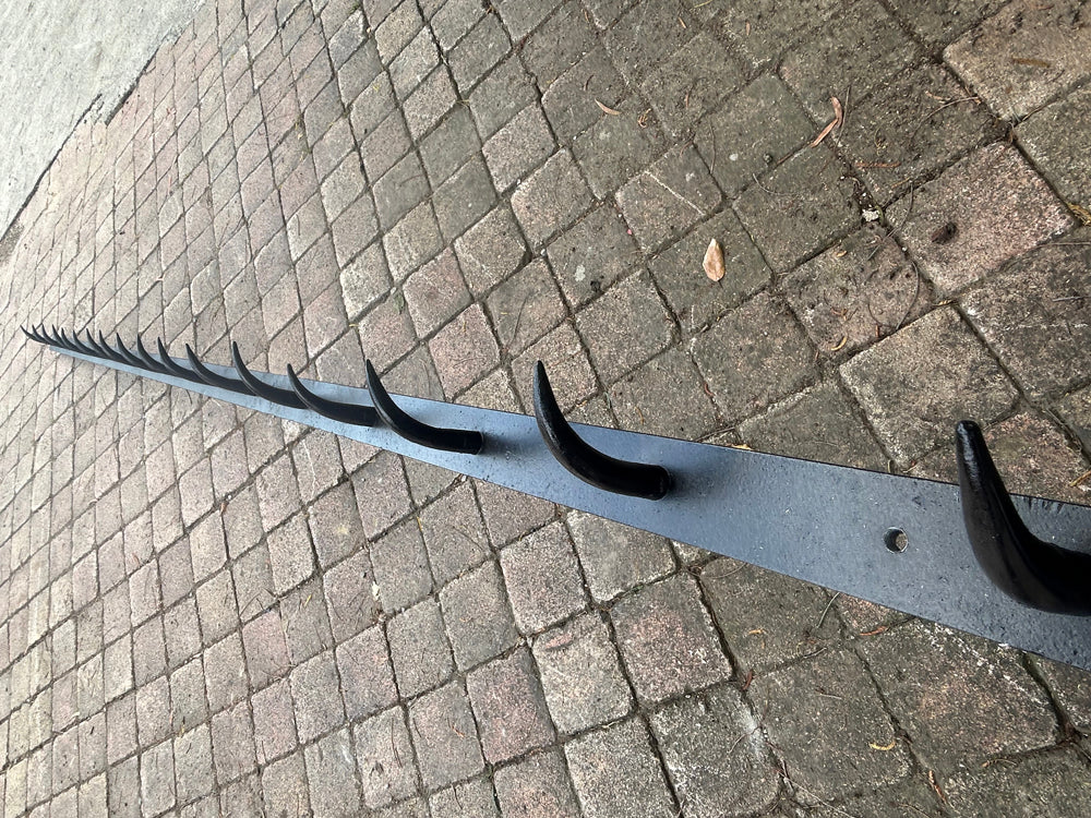 Ancien crochet de Boucher 17 dents de loup Réf 4471