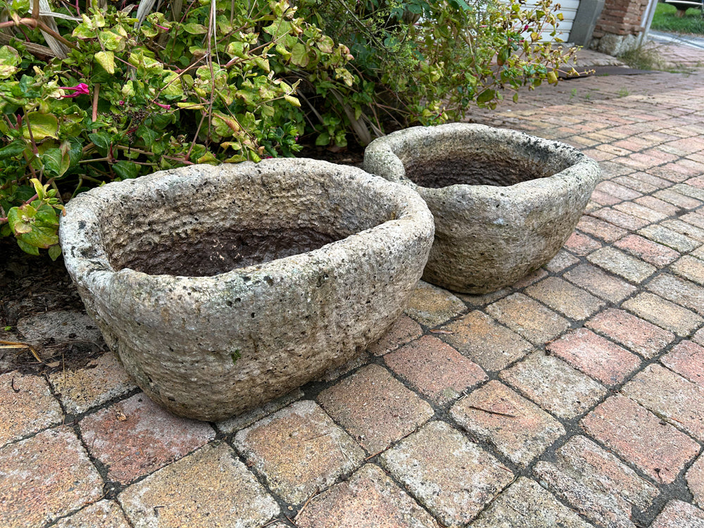 Auges vintage en béton moulé réf 4130