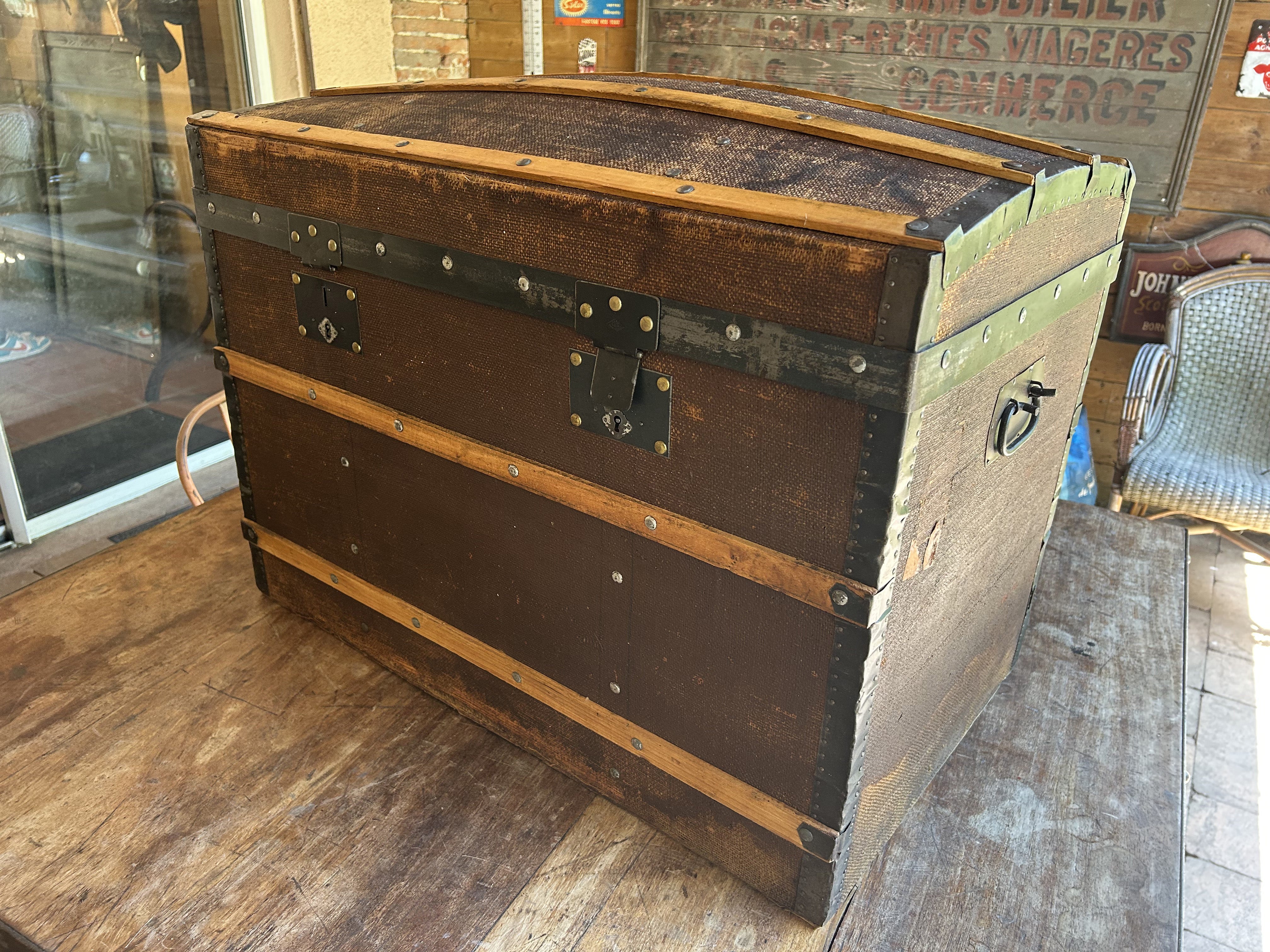 Malle voyage bombé début 20ème -RF4735