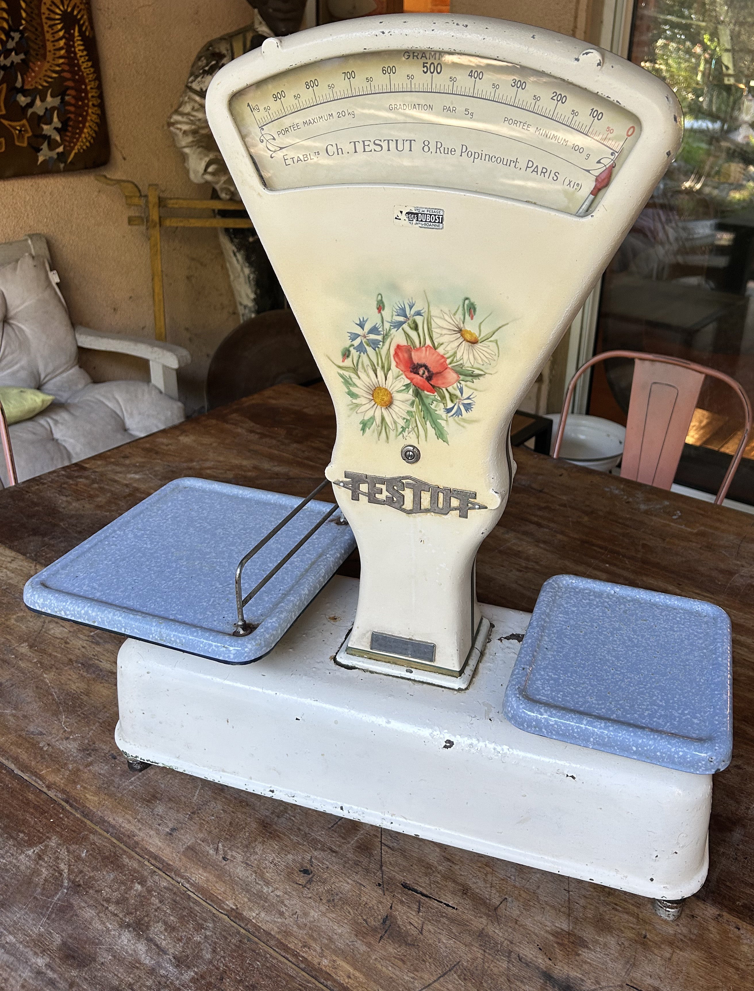 Balance d'épicerie TESTUT 1950