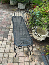 Banc de Jardin Vintage Fer Forgé 1950-60 -Réf 4560
