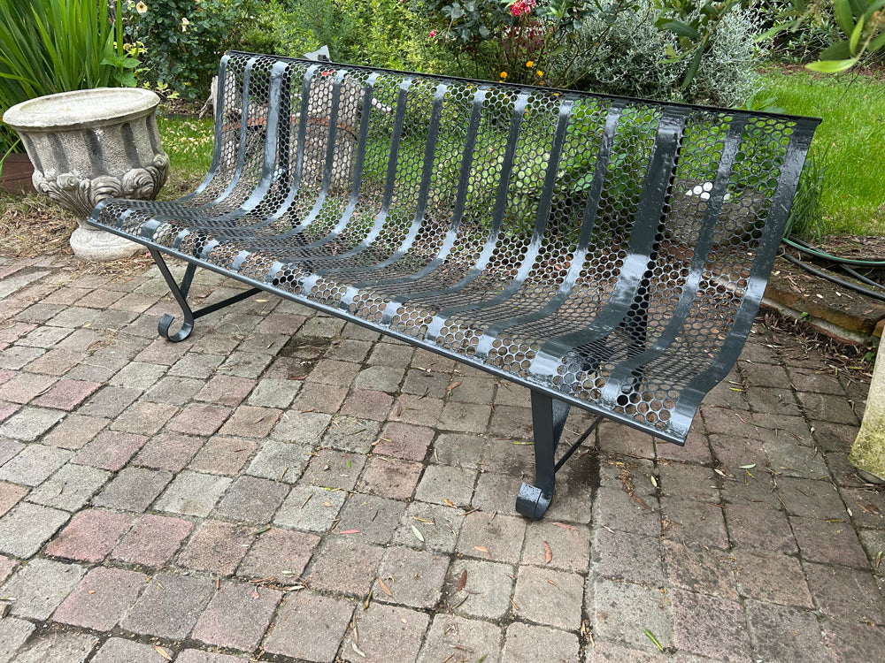 Banc de jardin Malaval 1950/60   Réf 4493