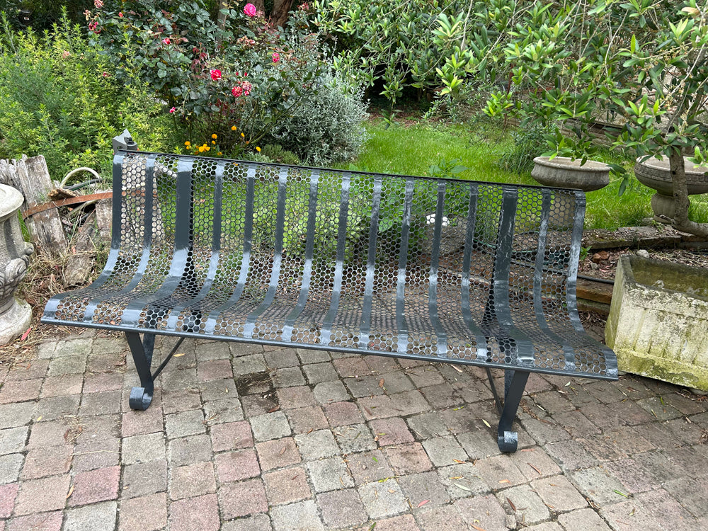 Banc de jardin Malaval 1950/60   Réf 4493