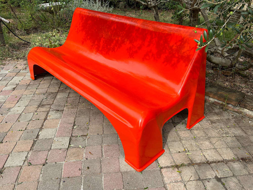 Banc fibre de verre 1970 Réf 4095