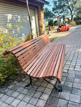 Banc piètement Rosace acier 1960 - Réf 4600