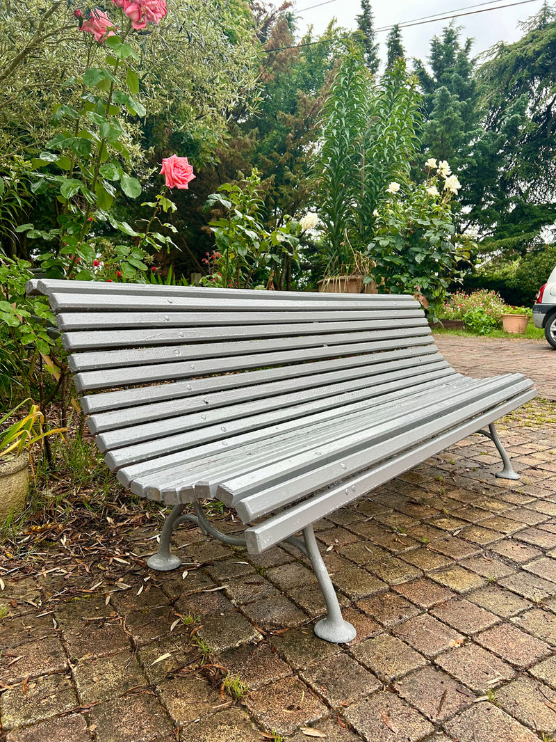 Banc piètement fonte Art Nouveau  Réf 4265