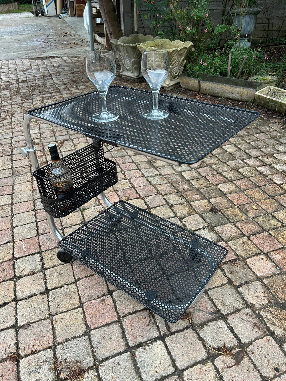 Bar Roulant de Jardin Vintage 1950 -Réf 4558