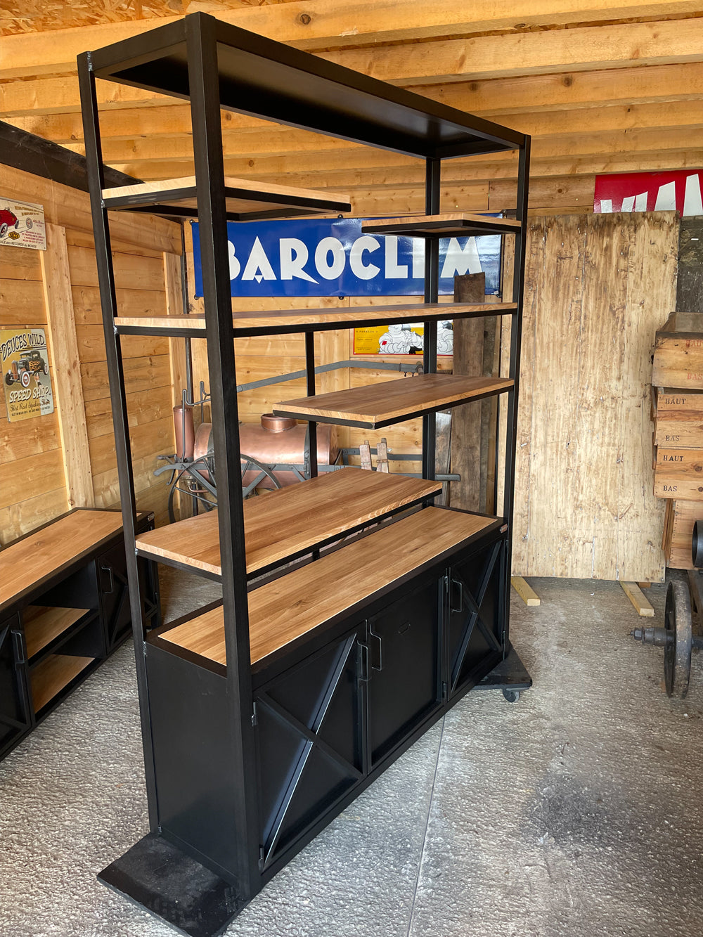 Bibliothèque  déstructurée Réf 4056 Prix de base : 1790€