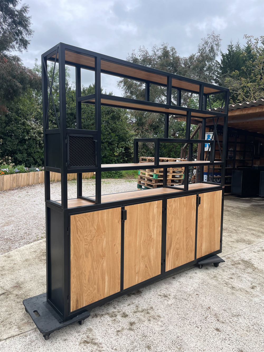 Bibliothèque industrielle destructurée 2 corps  Réf 4037  Prix de base  : 3100€