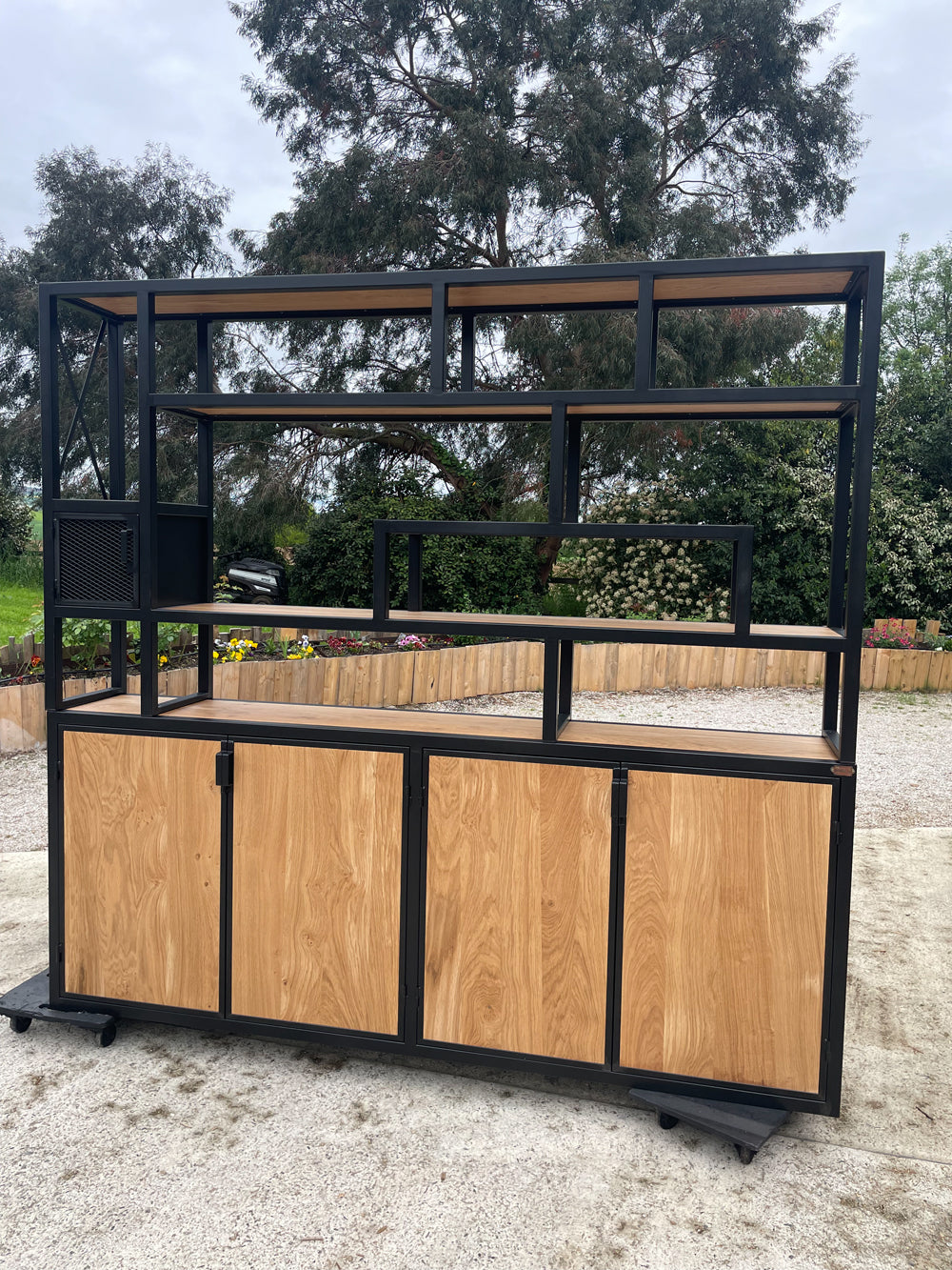 Bibliothèque industrielle destructurée 2 corps  Réf 4037  Prix de base  : 3100€