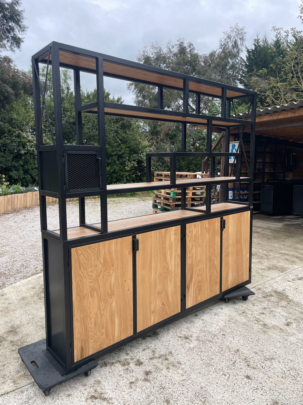 Bibliothèque industrielle destructurée 2 corps  Réf 4037  Prix de base  : 3100€